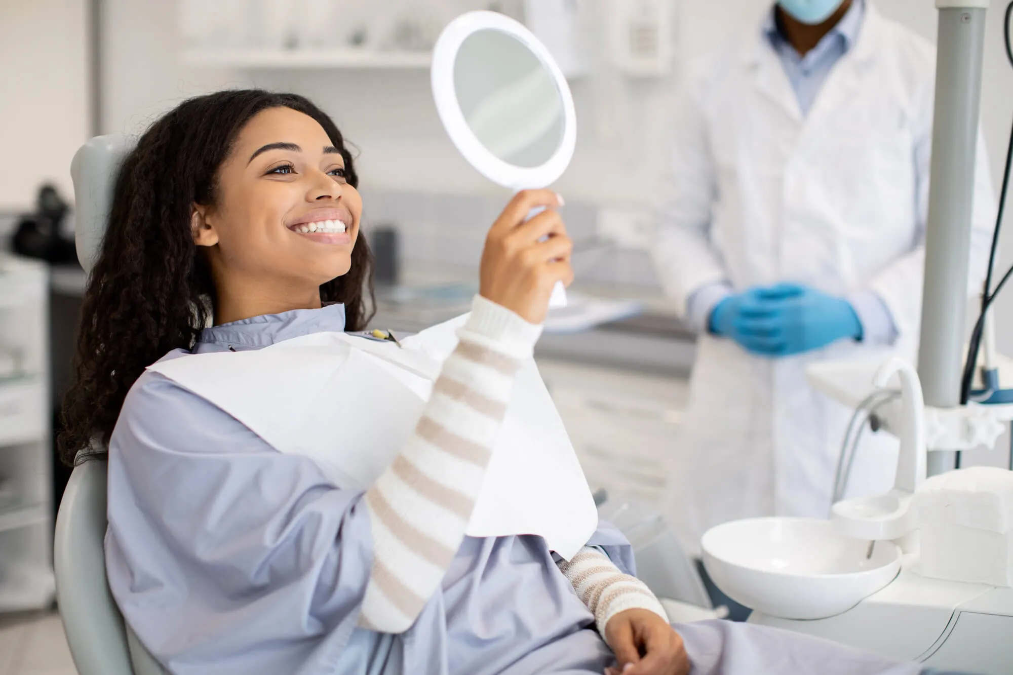 after teeth whitening sunrise